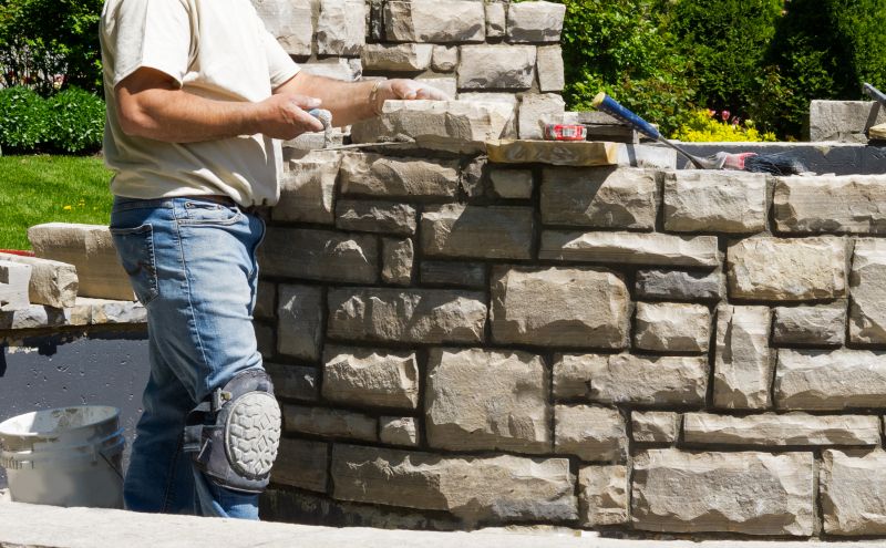 Our team working on Masonry Service projects in Middlesex County, NJ