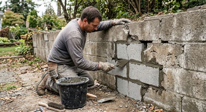 Block Wall Repair in South Amboy, NJ