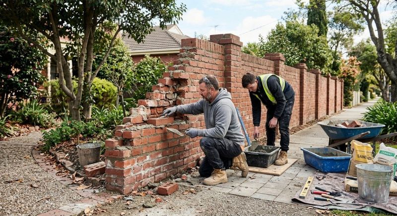 Brick Fence Repair in Middlesex County, NJ