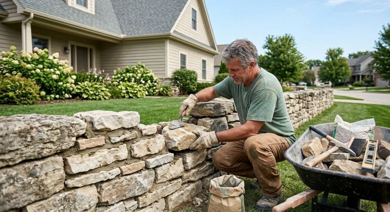 Brick Fence Repair in Middlesex County, NJ