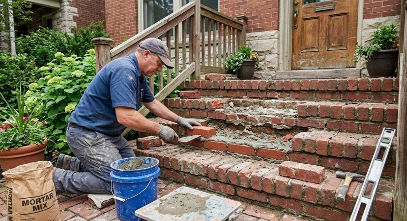 Brick Pathway Repair in Middlesex County, NJ