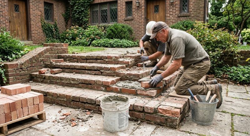 Brick Stairs Repair in Bloomfield, NJ