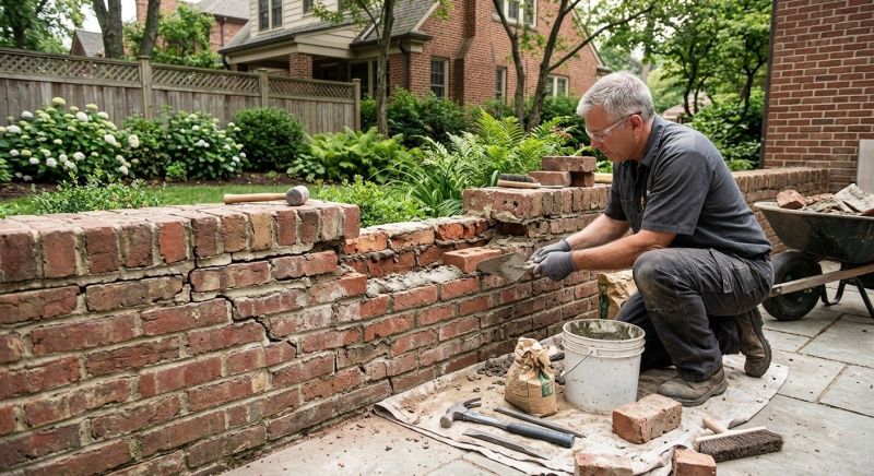 Brick Wall Repair in Gillette, NJ