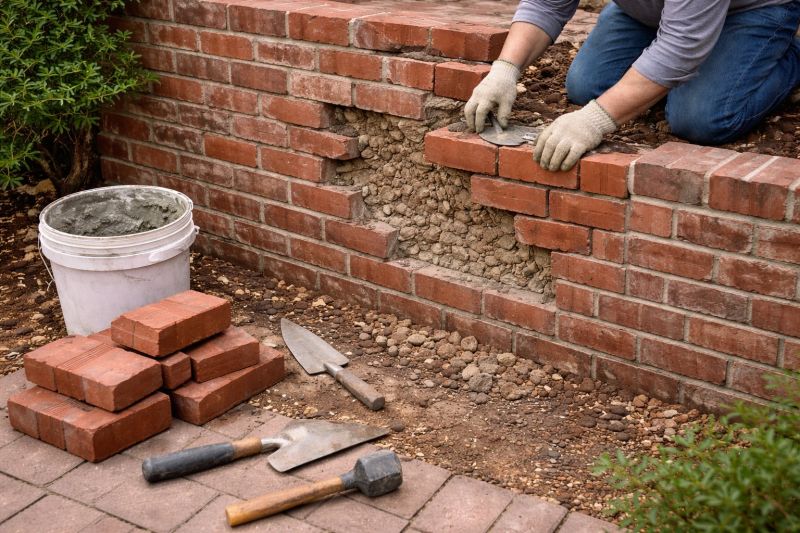 Brick Wall Repair in Irvington, NJ