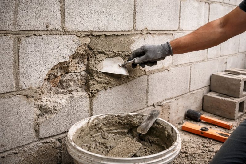 Cinder Block Wall Repair in Carteret, NJ