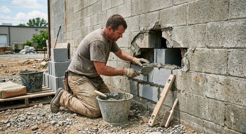 Concrete Block Repair in Hopewell, NJ