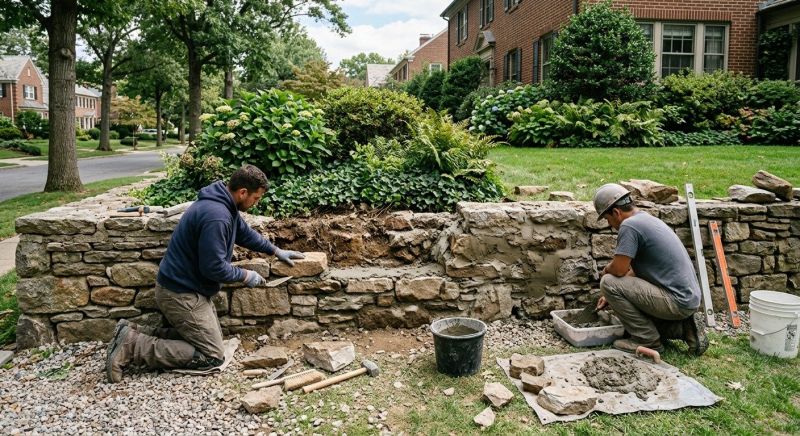 Retaining Wall Repair in Belleville, NJ