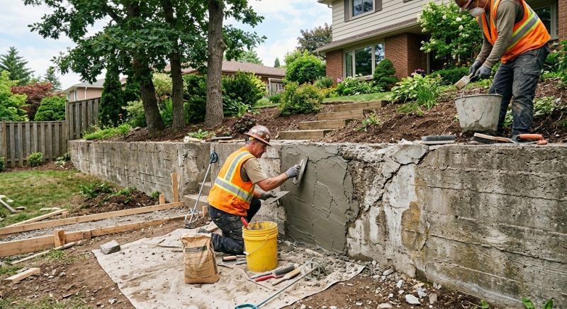 Retaining Wall Repair in Flanders, NJ