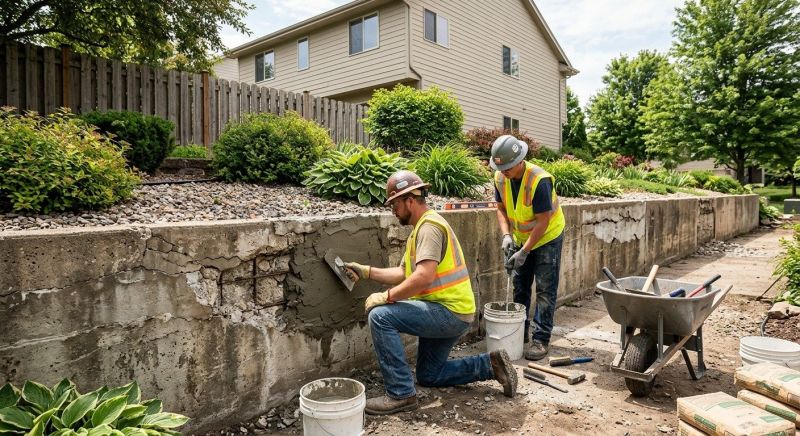 Retaining Wall Repair in High Bridge, NJ