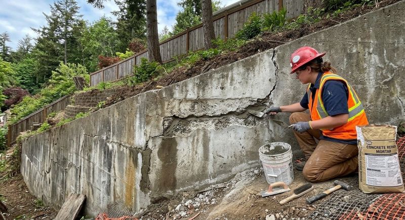 Retaining Wall Repair in Irvington, NJ