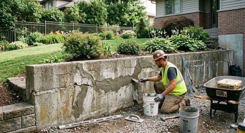 Retaining Wall Repair in Lincroft, NJ