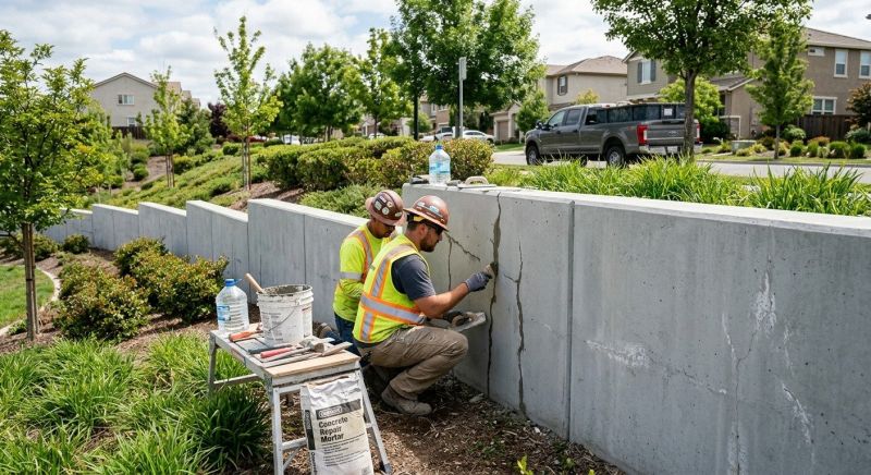 Retaining Wall Repair in Monmouth County, NJ