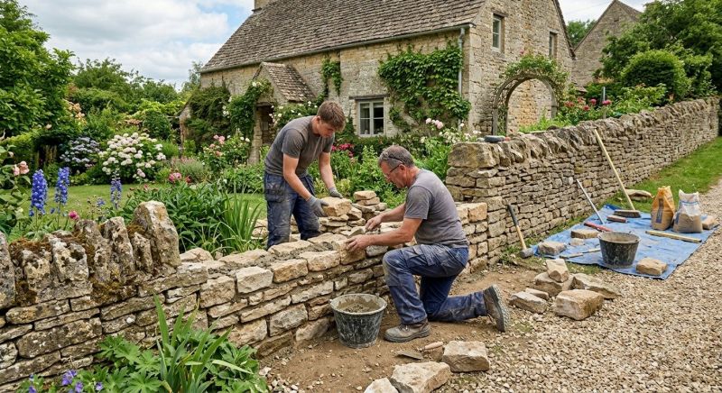 Stone Wall Repair in Flanders, NJ