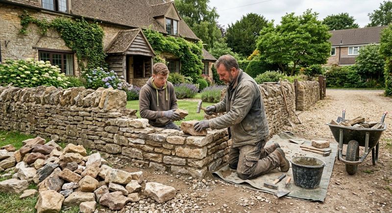 Stone Wall Repair in Lincroft, NJ